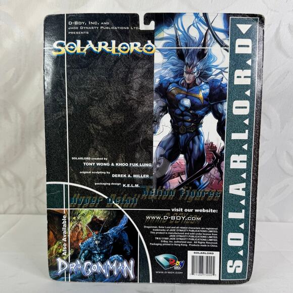 Solarlord Hyper Detail Action Figure 9 inches tall D-Boy 1999 - Picture 4 of 6